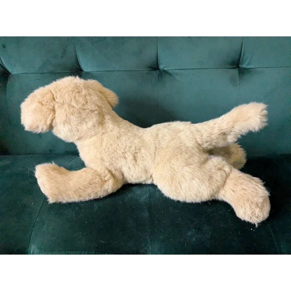 Vintage 90s Douglas Cuddle Toy Golden Retriever Plush Yellow Dog Retired 14'' - Picture 4 of 7